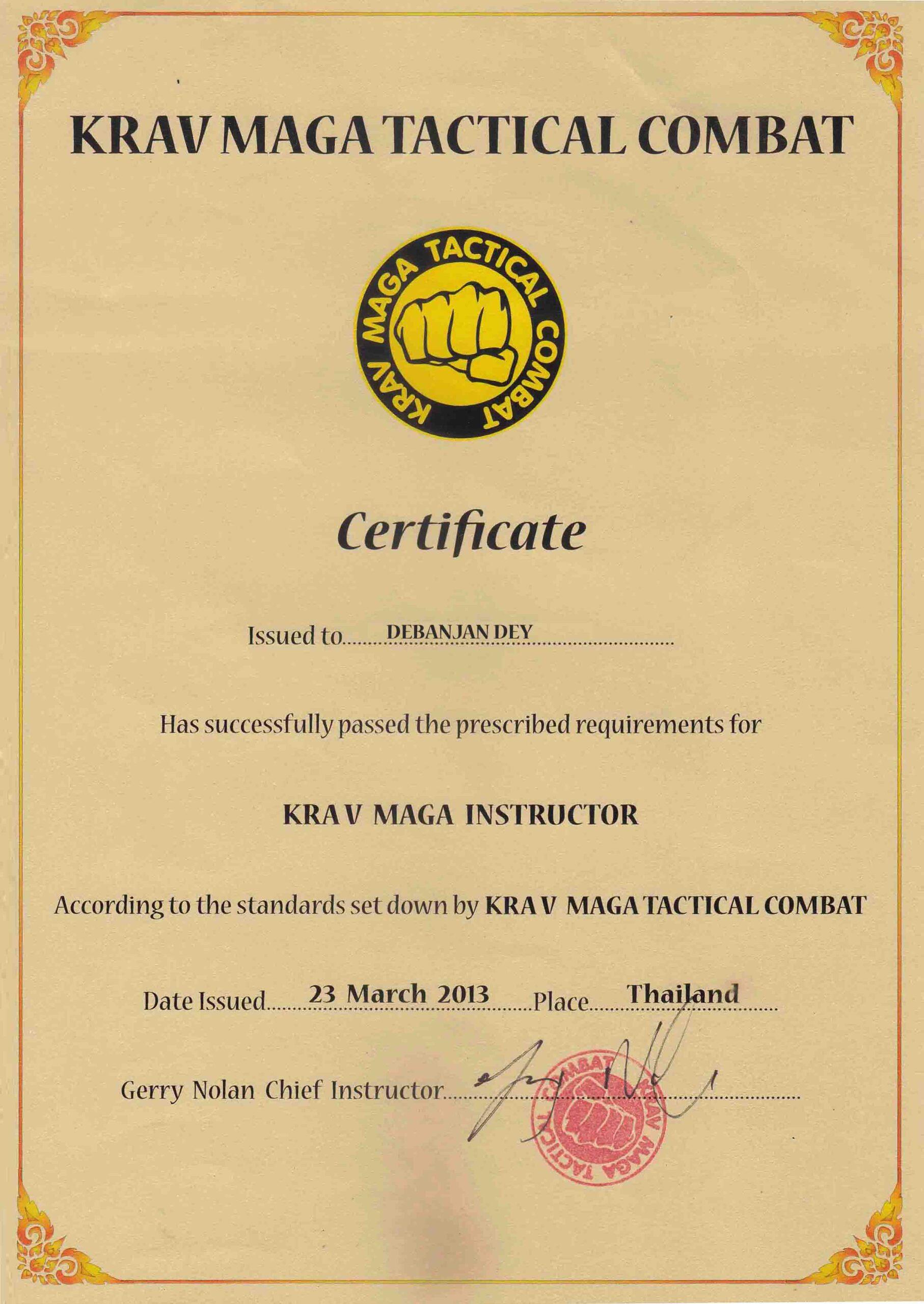 Internationally Certified Trainer TKM Worldwide