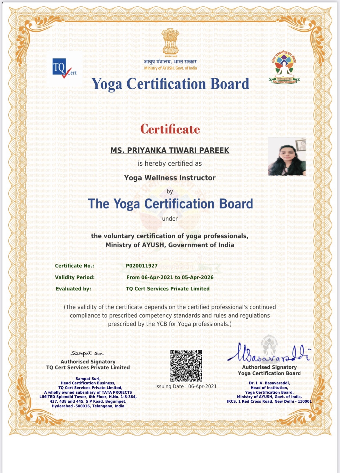 Yoga Wellness Instructor Level 2