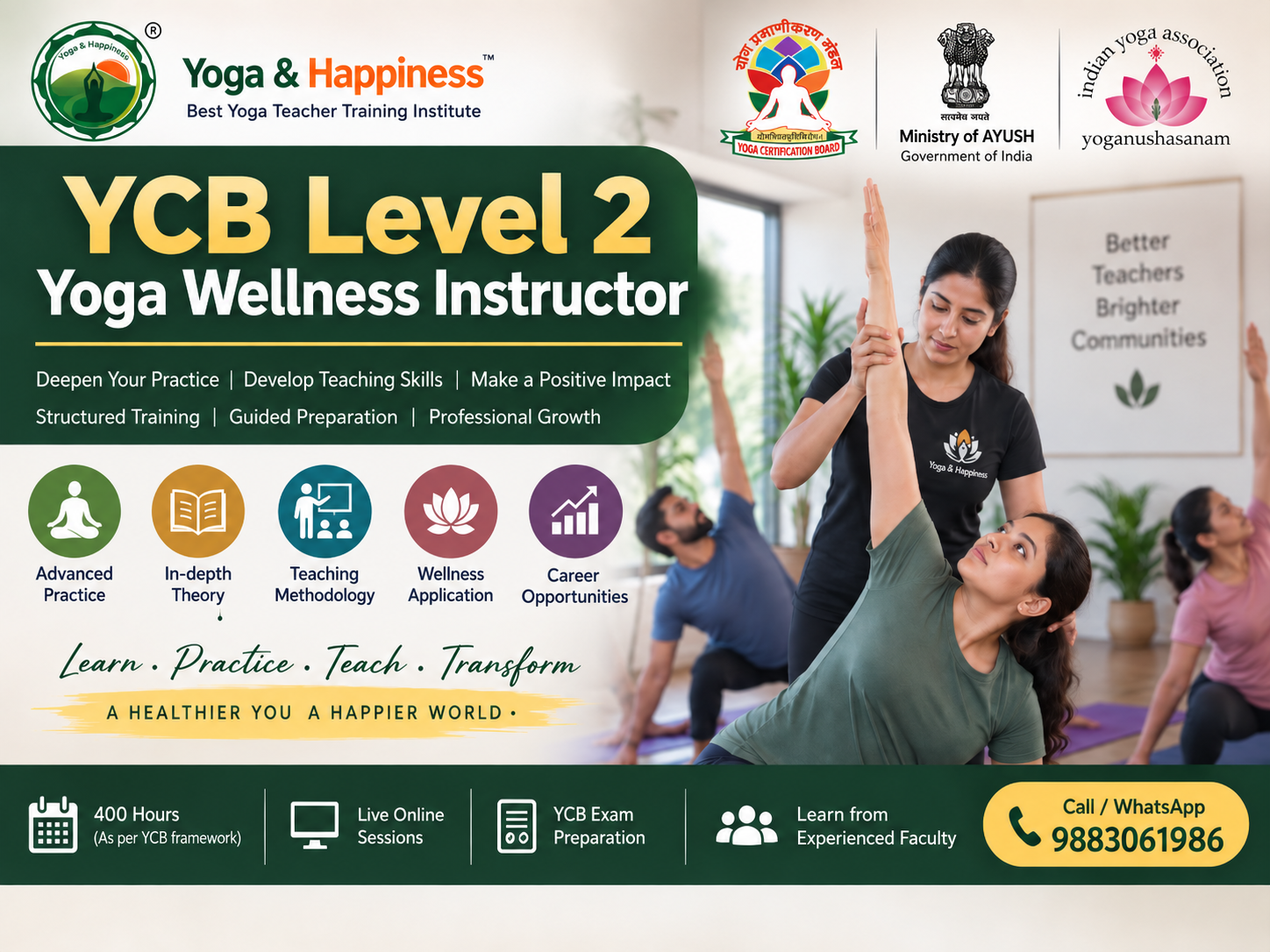 YCB Level 2 Yoga Wellness Instructor YCB Level 2 Yoga Wellness Instructor