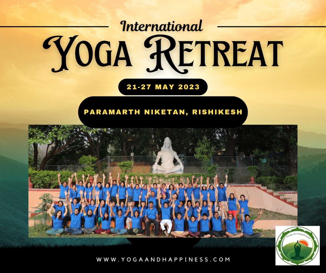 International Yoga Retreat at Parmath Niketan Rishikesh 2023